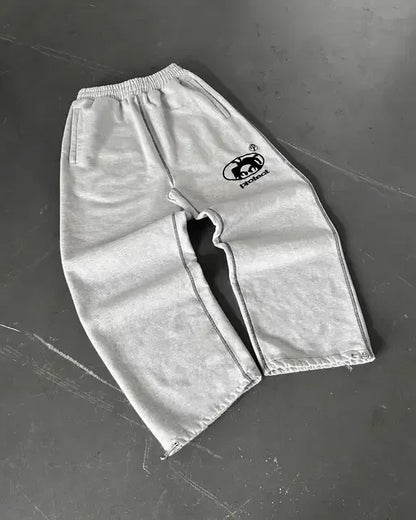 Y2K Gothic Cartoon Print Pant