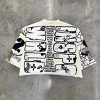 Gothic Cartoon Graphic Cotton T-shirt