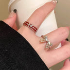 Heart Shaped Gothic Ring