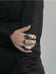 Y2K Armour Punk Gothic Ring
