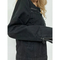 Vintage Cargo Style Denim Jacket