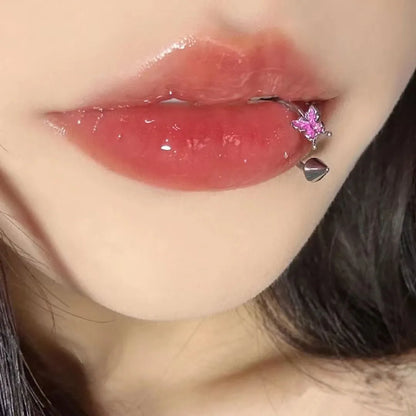 Butterfly Labret Spike Lip Stud