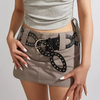 Retro Gothic Western Cowgirl Belt