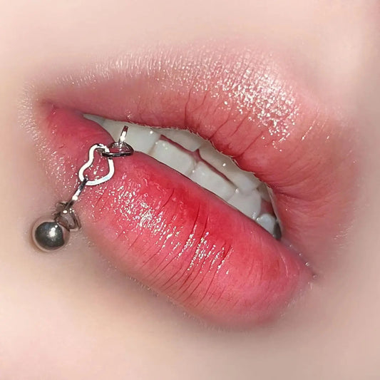 Chain Detachable Round Lip Stud