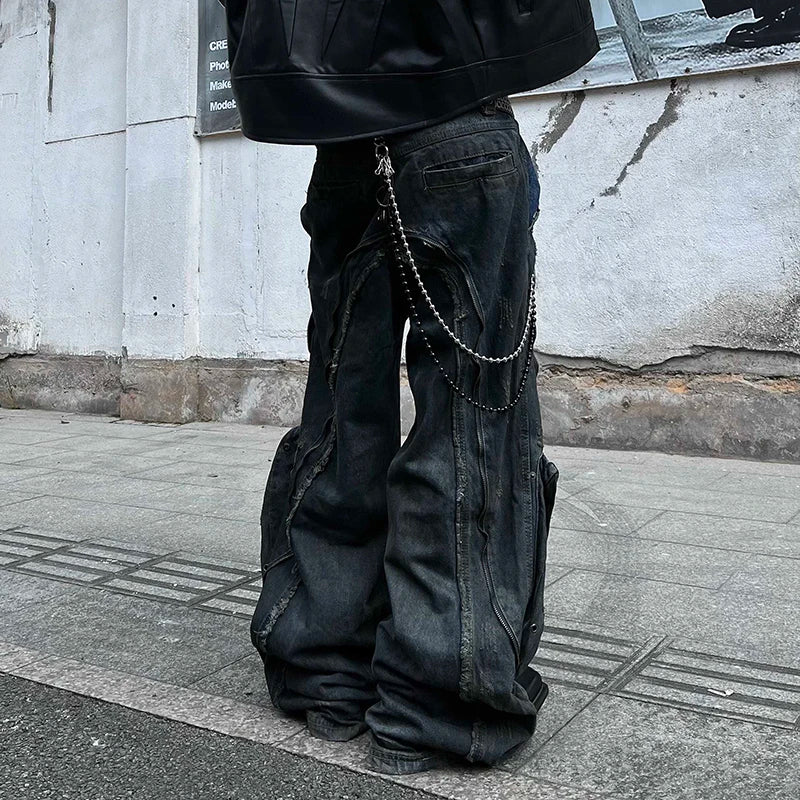 Deconstructed Stained Gothic Pant