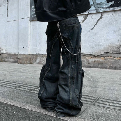 Deconstructed Stained Gothic Pant