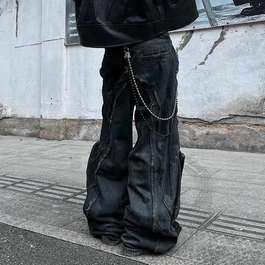 Deconstructed Stained Gothic Pant
