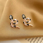 Y2K Spike Rivet Ball Huggie Hoop Earring