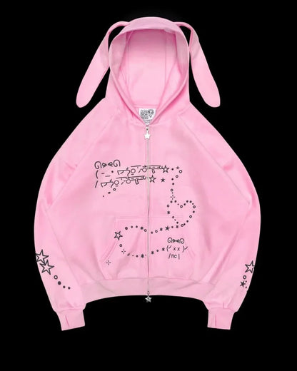 Gothic Rabbit Ears Hoodie