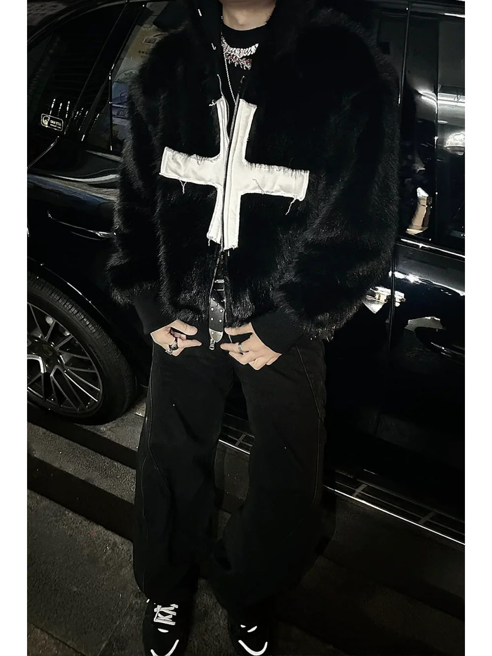 Retro Neutral Zipper Coat