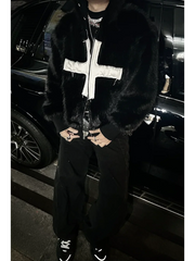 Retro Neutral Zipper Coat