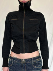 Turtleneck Slim Bomber Jacket