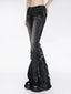 Black Gothic Baggy Flare Pant