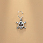 Cyberpunk Gothic No Piercing Metal Lip Stud