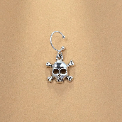 Cyberpunk Gothic No Piercing Metal Lip Stud