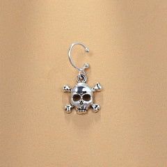 Cyberpunk Gothic No Piercing Metal Lip Stud