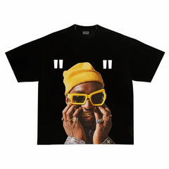 Trendy Y2K Character Graphic Cotton T-shirt