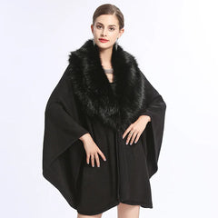 Loose Bat Sleeve Poncho Cloak