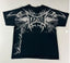 Skull Print Oversized Cotton T-shirt