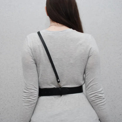 Fashion Gothic Leather Waist Belt