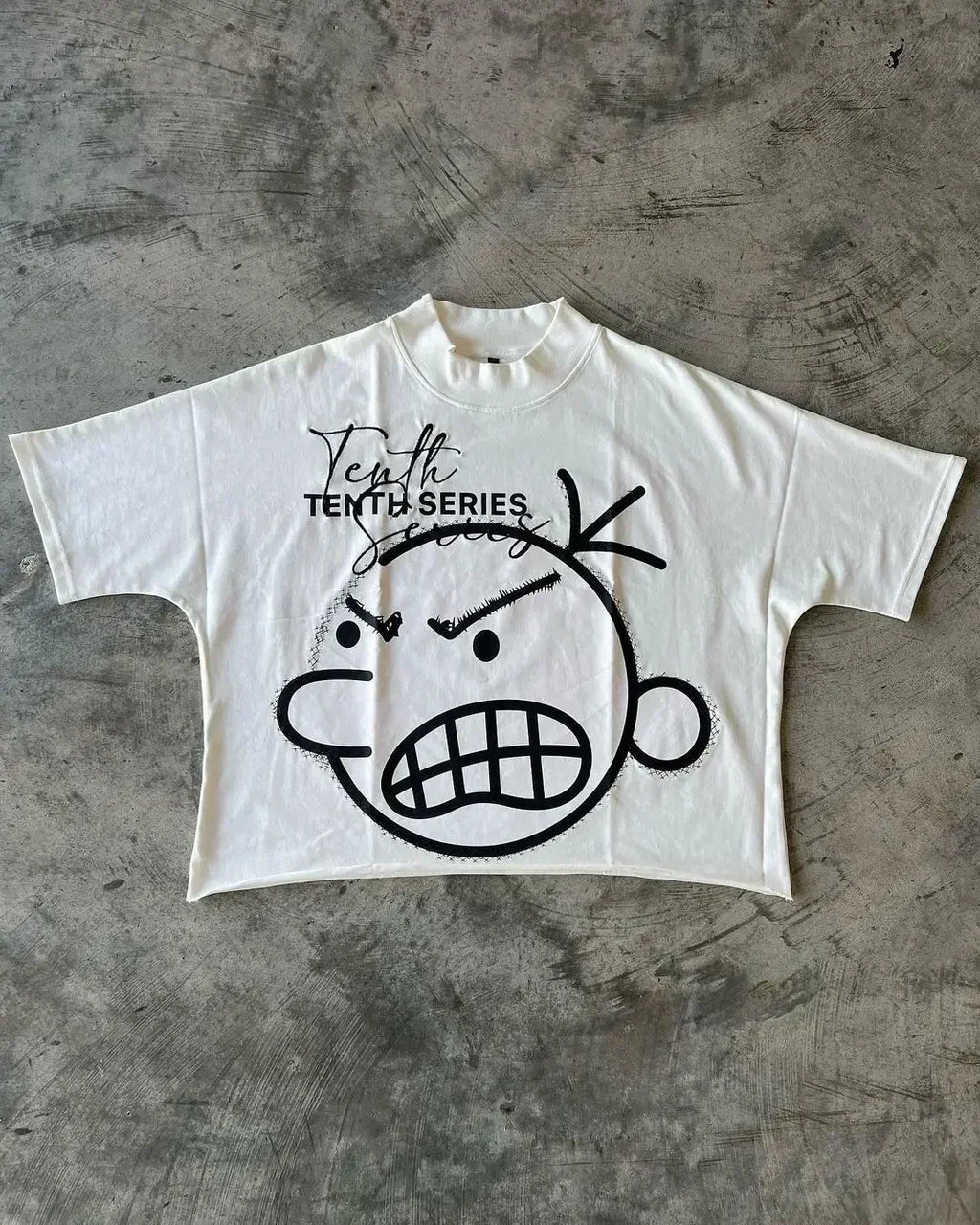 Hip-Hop Washed Retro Cotton Oversized T-shirt