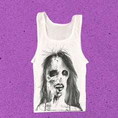 Aesthetic Letter Print Crop Cotton T-shirt