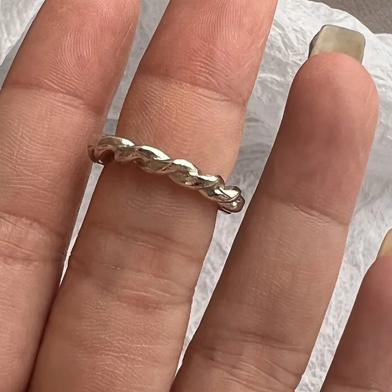 Y2K Crystal Heart Gothic Ring