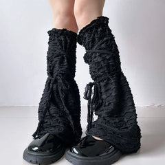 Gothic Ruffled Mesh Lace Sweet Sock