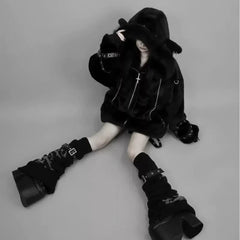 Street Style Hooded Coat