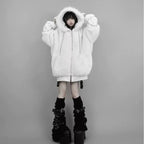 Street Style Hooded Coat