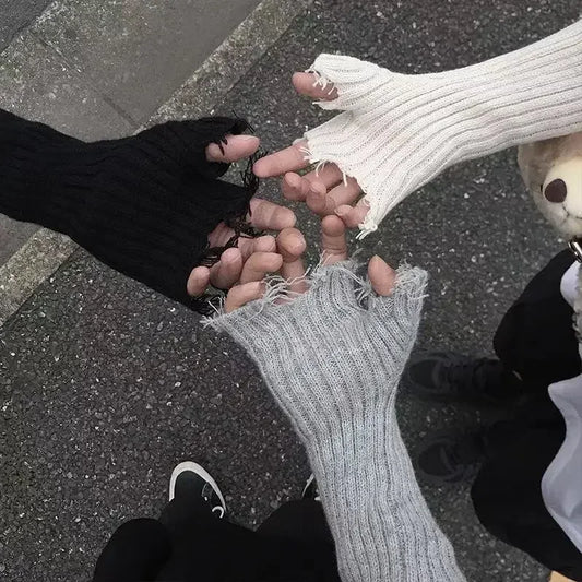 Gothic Knitted Punk Glove
