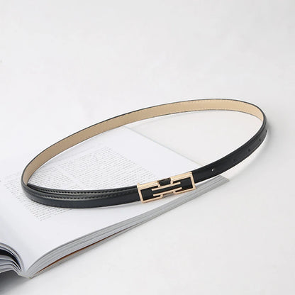 PU Gothic Leather Pin Buckle Belt