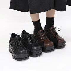 Gothic Wedge Platform Punk Sneaker