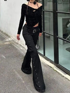 Gothic Belted Slim Pants