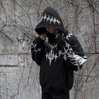 Harajuku Gothic Death Bone Hoodie