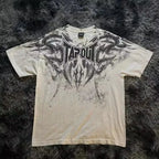 Letter Print Oversized Cotton T-shirt