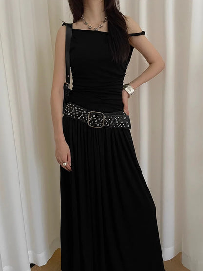 Punk Gothic Rivet Wide Belt