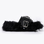 Y2K Gothic Buckle Platform Sandal