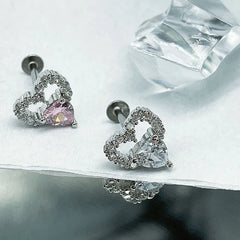 Pointed Taper Toe Horseshoe Punk Lip Stud