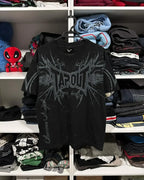 Punk Rock Graphic Cotton Oversized T-shirt