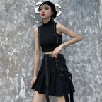 Pleated Harajuku Preppy Skirt