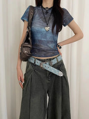 Retro Y2K Gothic Jeans Belt