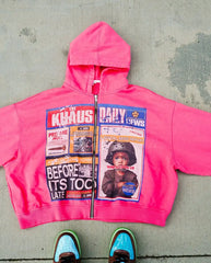 Gothic Demon Slayer Zip Hoodie