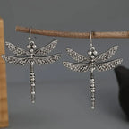 Halloween Black Spider Charm Stud Earring