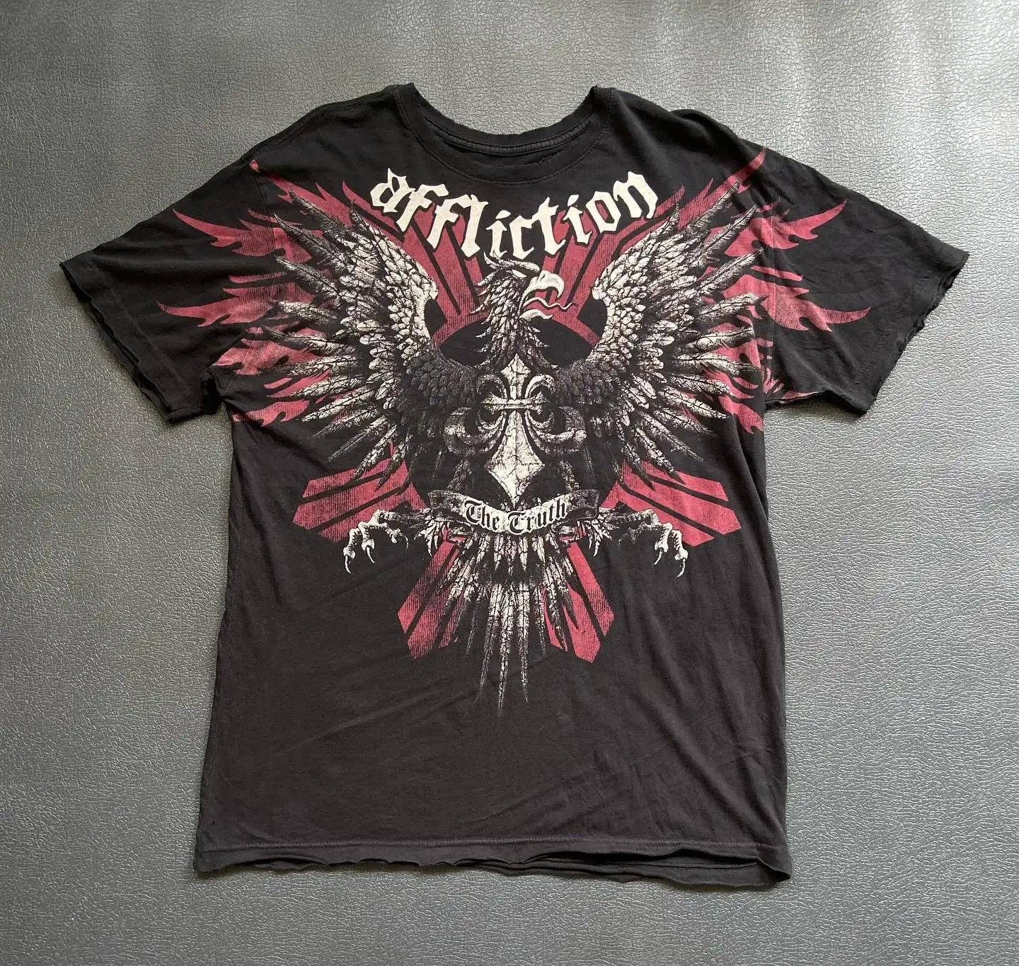 Affliction Logo Cotton T-shirt