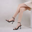 Metal Buckle Gothic Concise Sandals High Heel