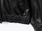 Office Style Faux Leather Jacket