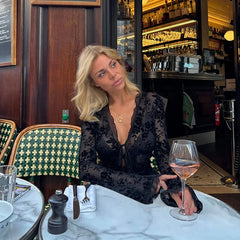 Slim Fit Ruffle Mesh Top