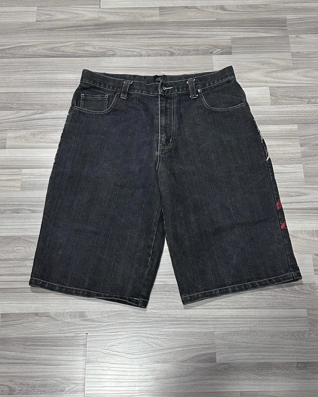 Camouflage Denim Short