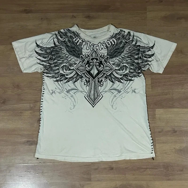 Graphic Print Oversized Cotton T-shirt Main image